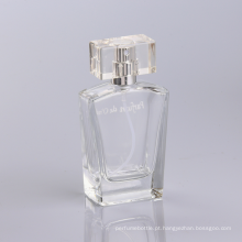 Frasco de perfume 50ml de vidro personalizado, garrafas de perfume pequenas